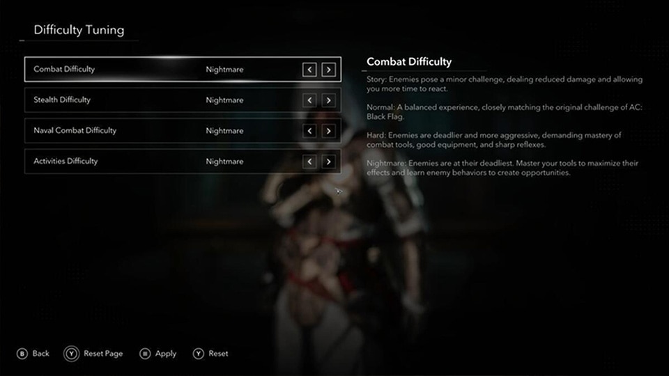 Capture officielle du nouveau mode de difficulté Cauchemar dans Assassin's Creed Black Flag Resynced