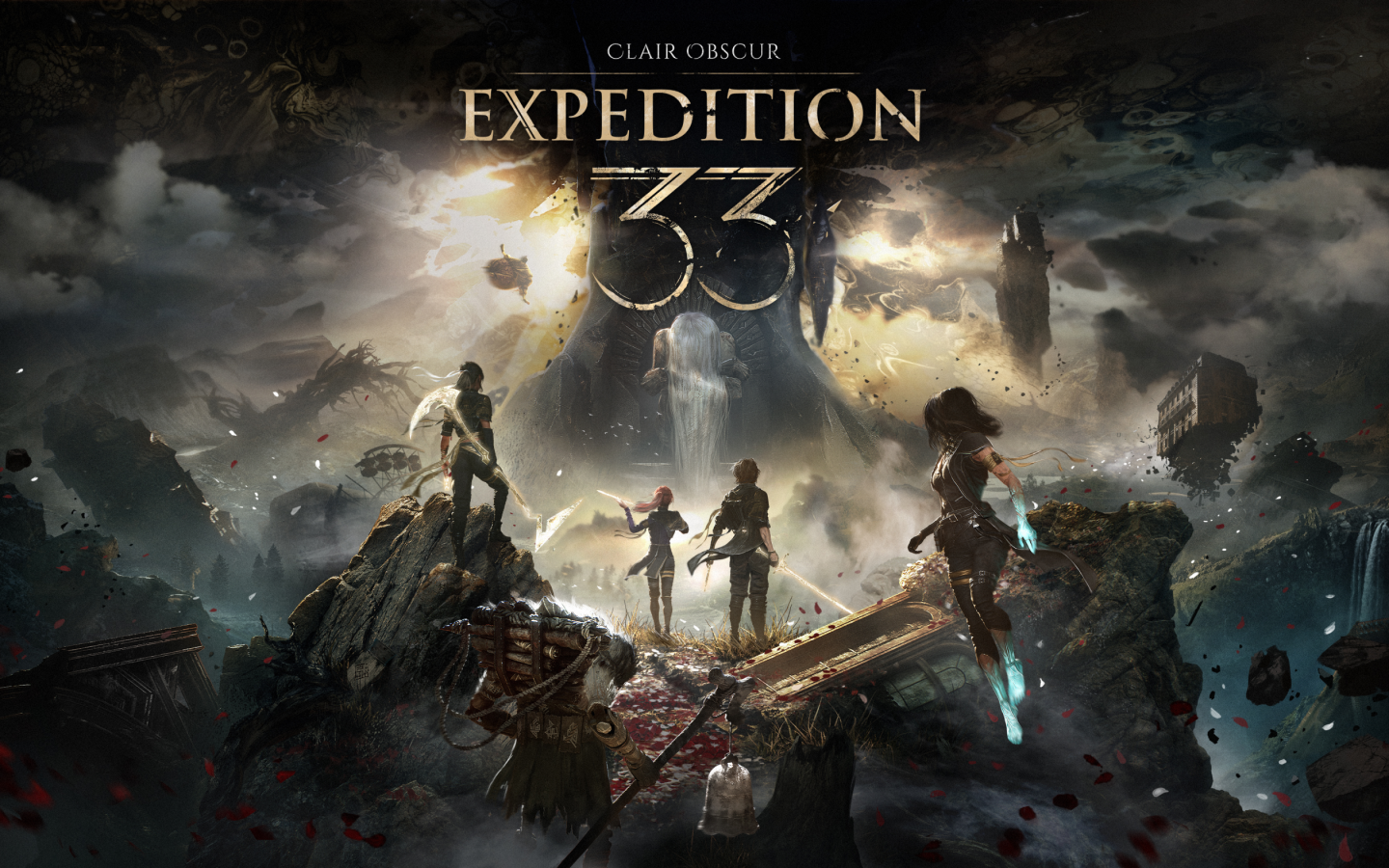 Key art officiel de Clair Obscur Expedition 33 par Sandfall Interactive