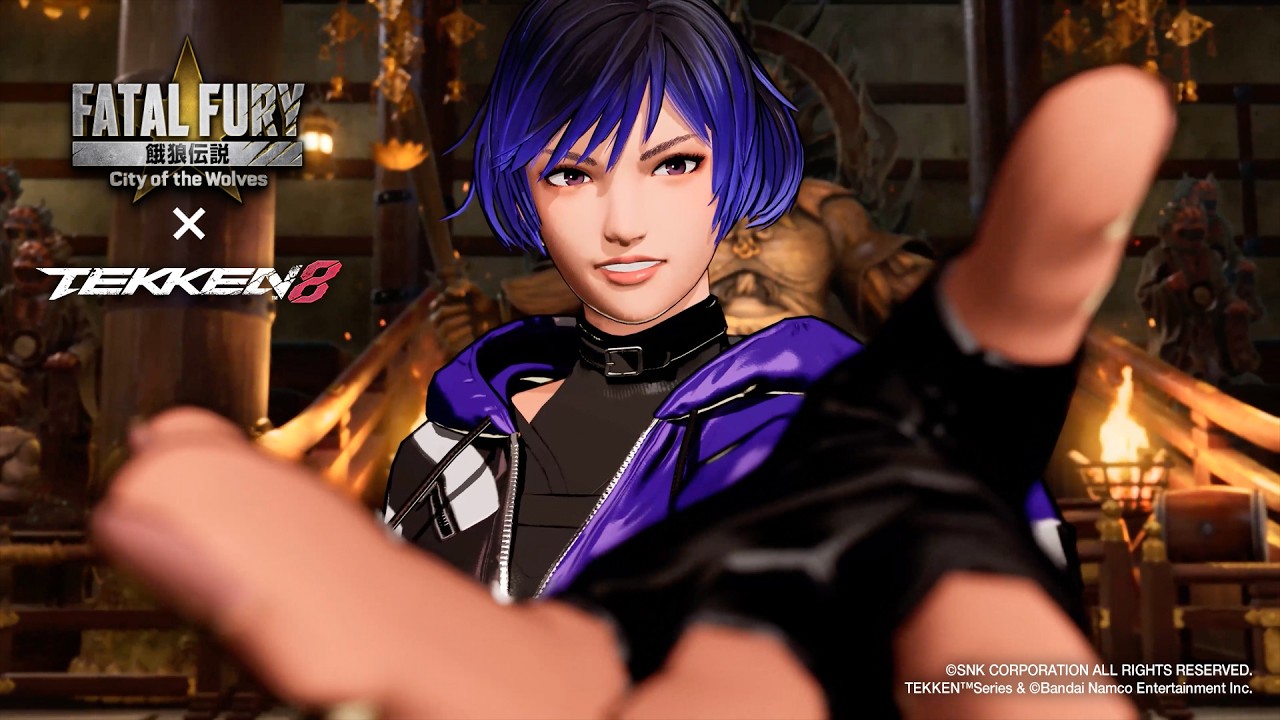 Reina de Tekken 8 dans la bande-annonce officielle de son arrivée dans Fatal Fury: City of the Wolves