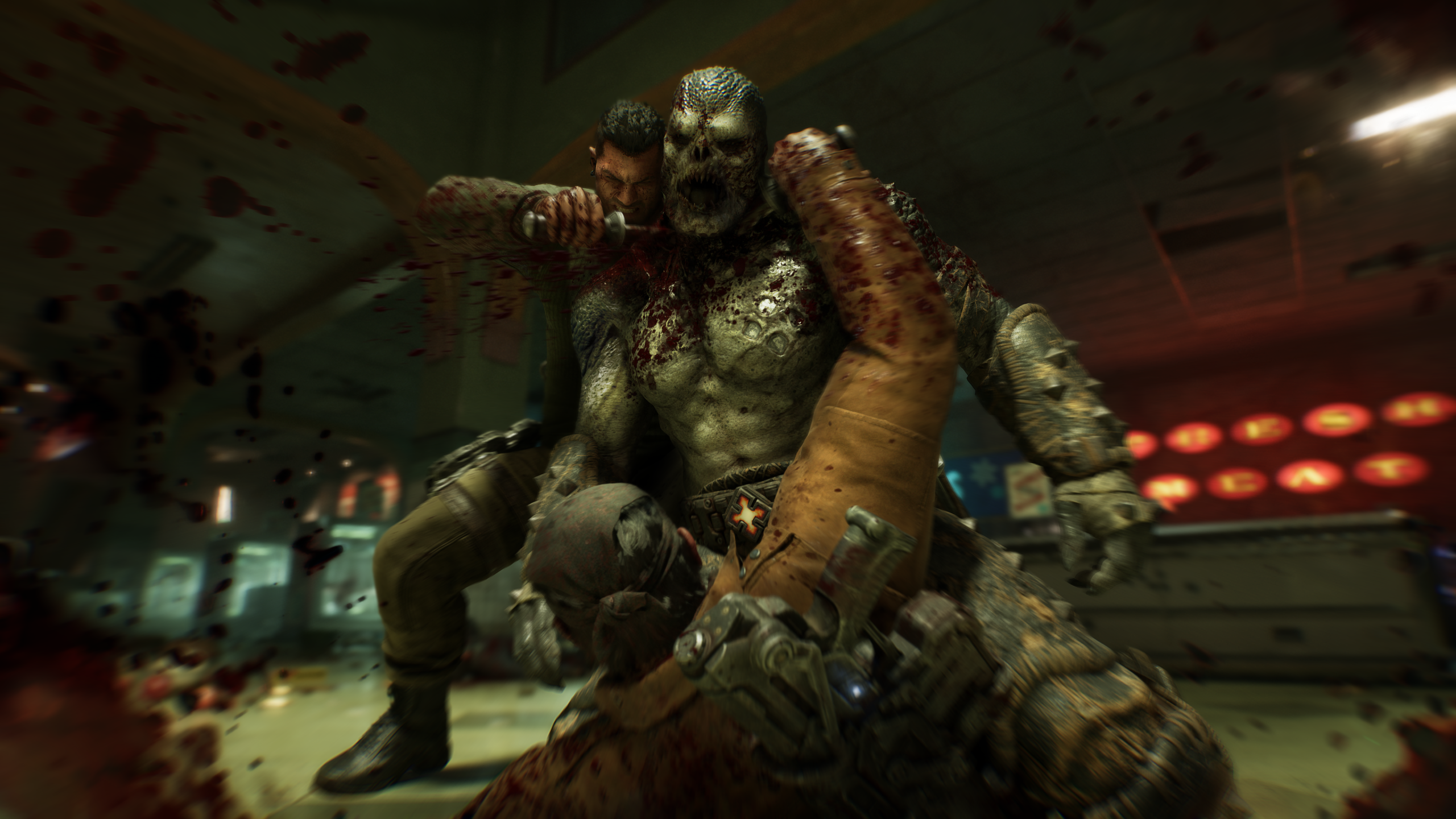 Marcus Fenix et Dominic Santiago affrontent les Locustes dans Gears of War: E-Day