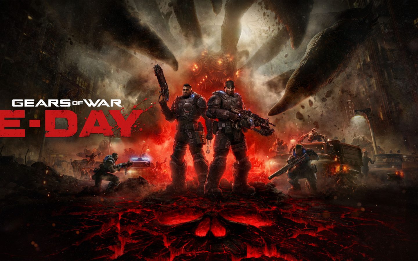 Marcus Fenix et Dom Santiago dans le visuel officiel de Gears of War E-Day