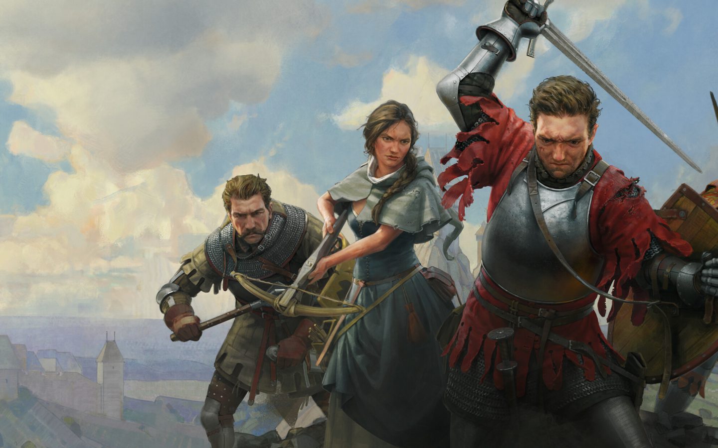 Illustration promotionnelle officielle Kingdom Come Deliverance II de Warhorse Studios en haute résolution