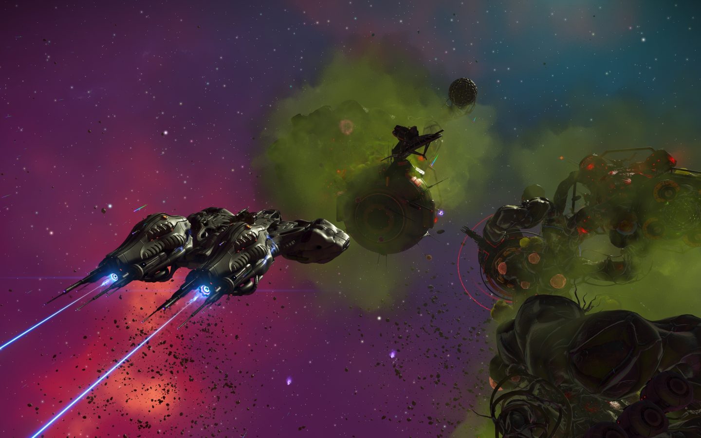 Vaisseaux et vestiges hantés dans l'espace de No Man's Sky Forsaken
