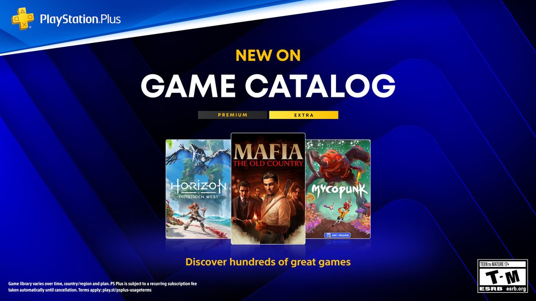 Visuel officiel Sony du catalogue PlayStation Plus Extra et Premium d'octobre 2026