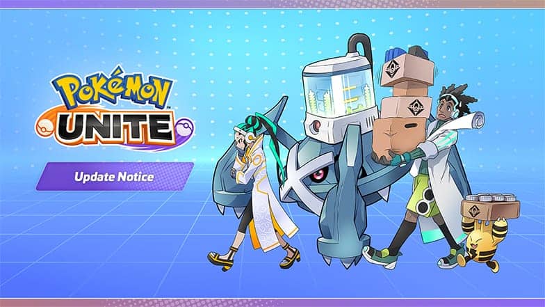 Visuel officiel de Pokémon UNITE accompagnant l'annonce de sa fermeture le 23 mars 2027