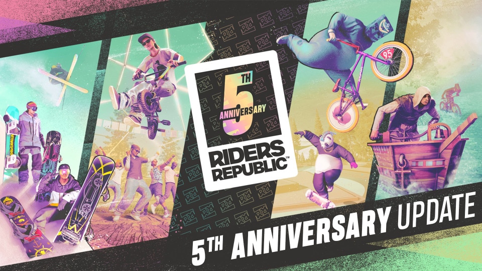 Visuel officiel du cinquième anniversaire de Riders Republic
