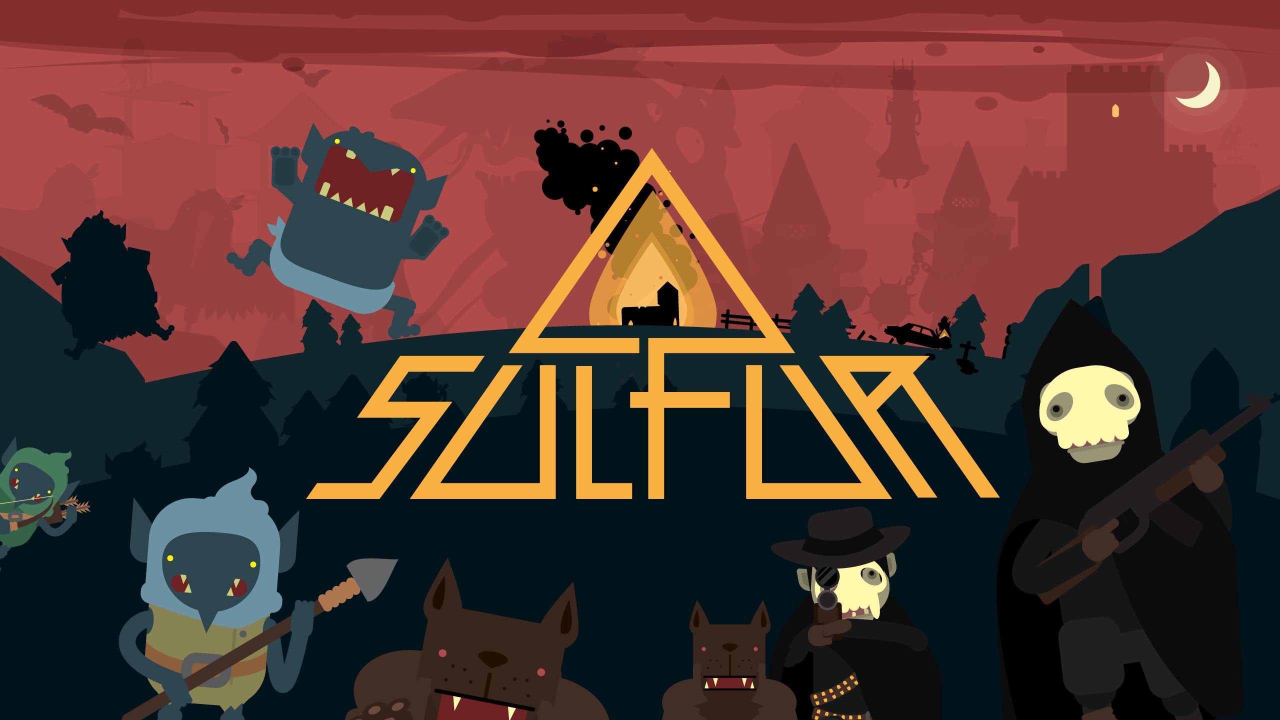 Key art officiel de SULFUR (version 1.0 et consoles)