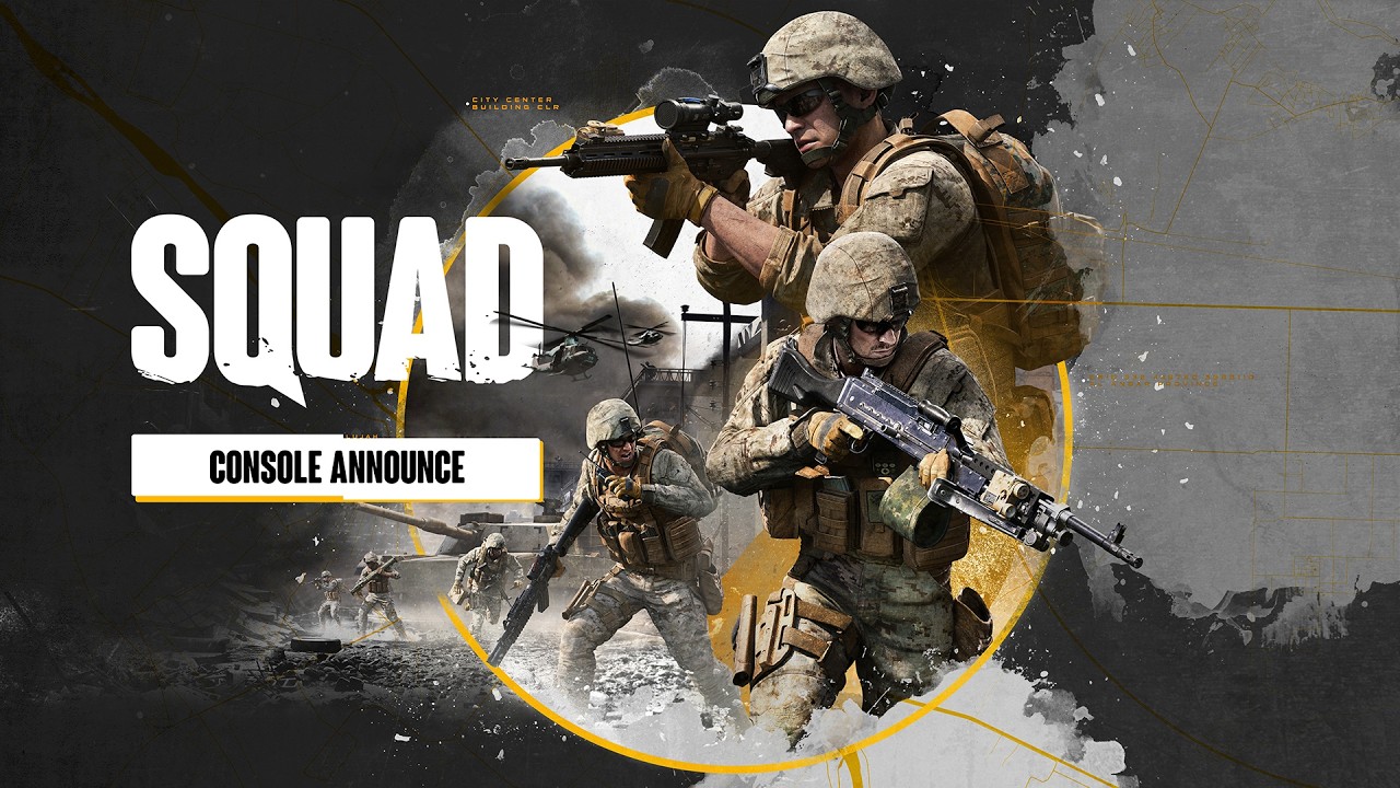 Image officielle de la bande-annonce de Squad sur PS5 et Xbox Series