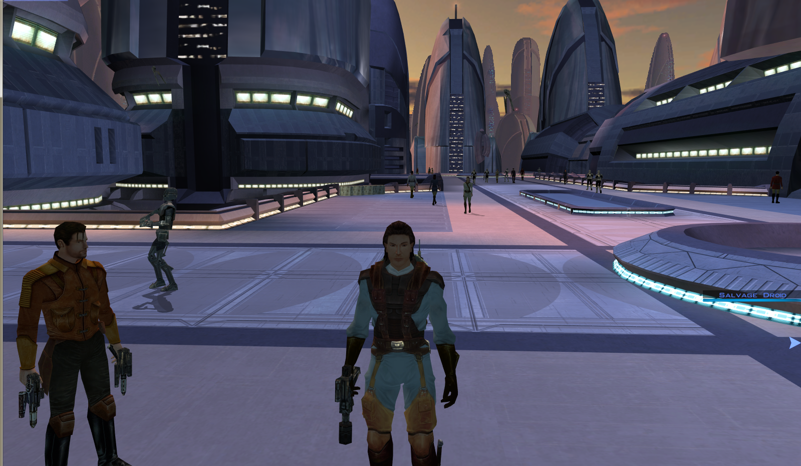 La ville de Taris dans Star Wars: Knights of the Old Republic de BioWare