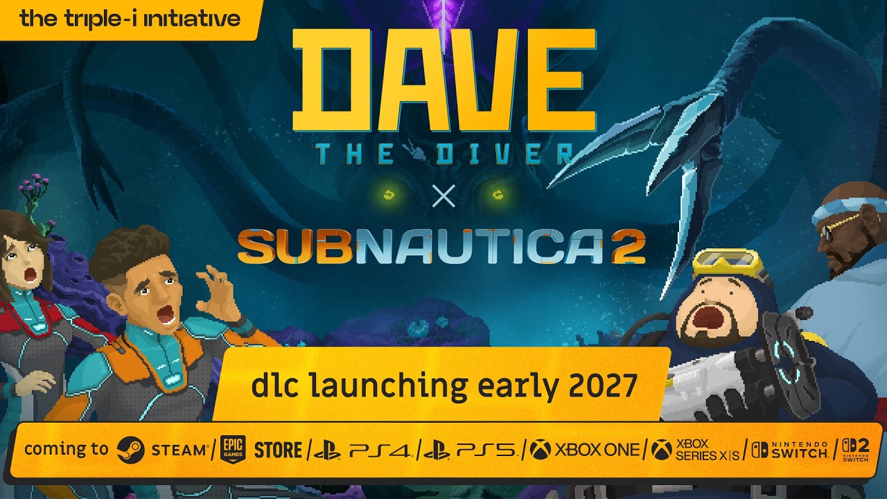 Dave the Diver et Subnautica 2, visuel officiel du DLC crossover